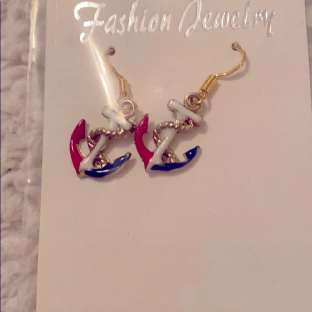 Anchor earrings - Picture 1 of 2